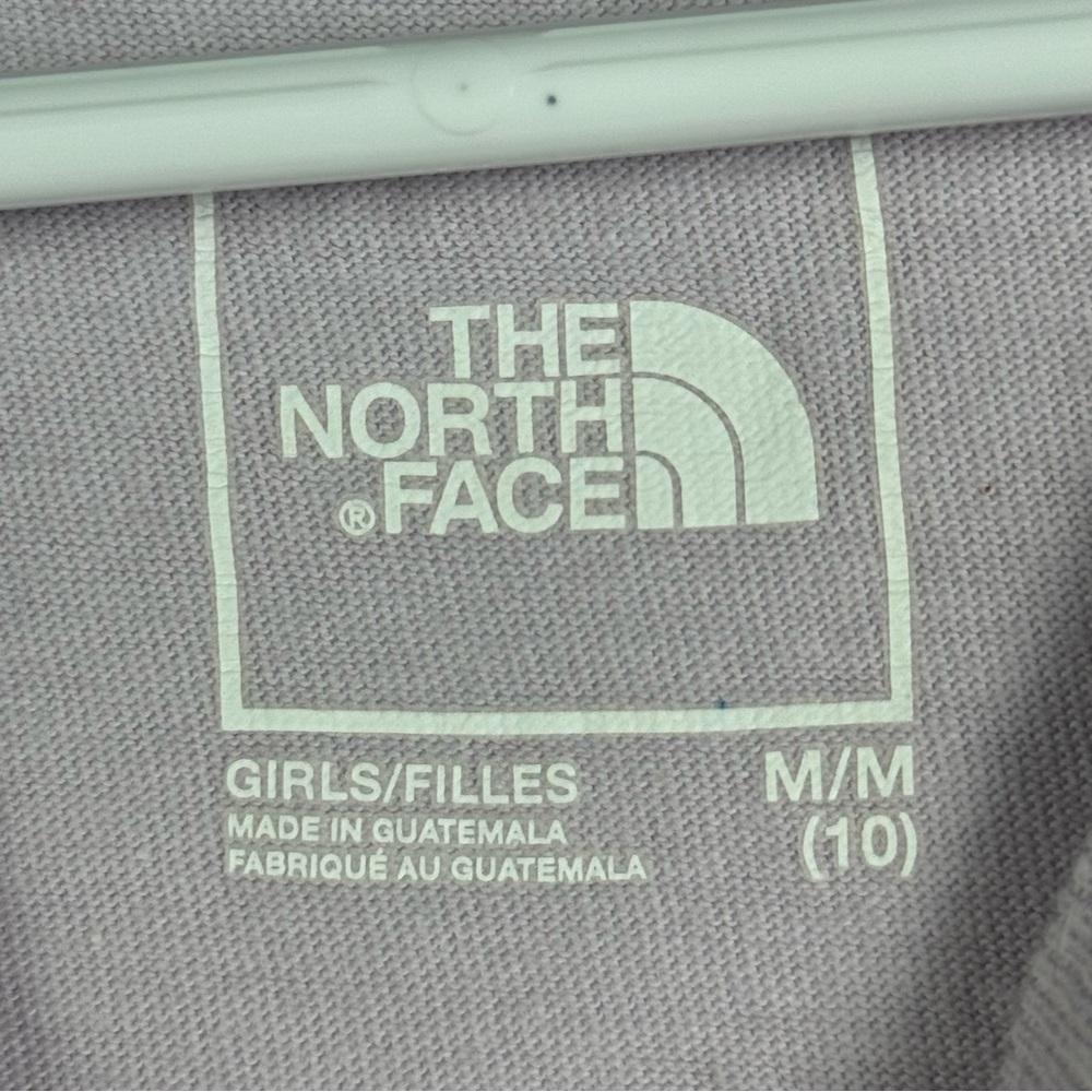 The North Face Purple Cropped Long Sleeve Shirt Size M - Picture 3 of 5